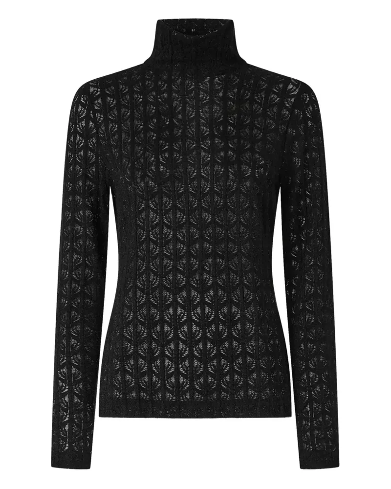 Pinko Oberteil mit Rollkragen - Schwarz Schwarz