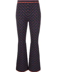 Diane von Furstenberg Jacquard-Hose mit Muster Blau