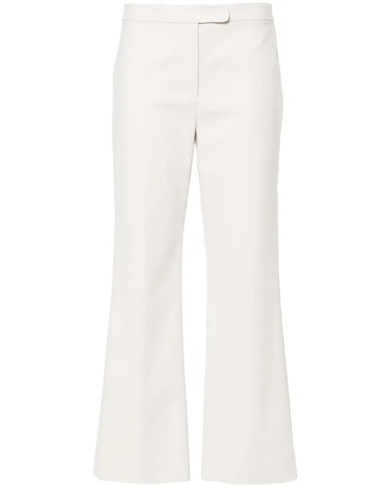 Max Mara Ausgestellte High-Waist-Hose - Nude Nude