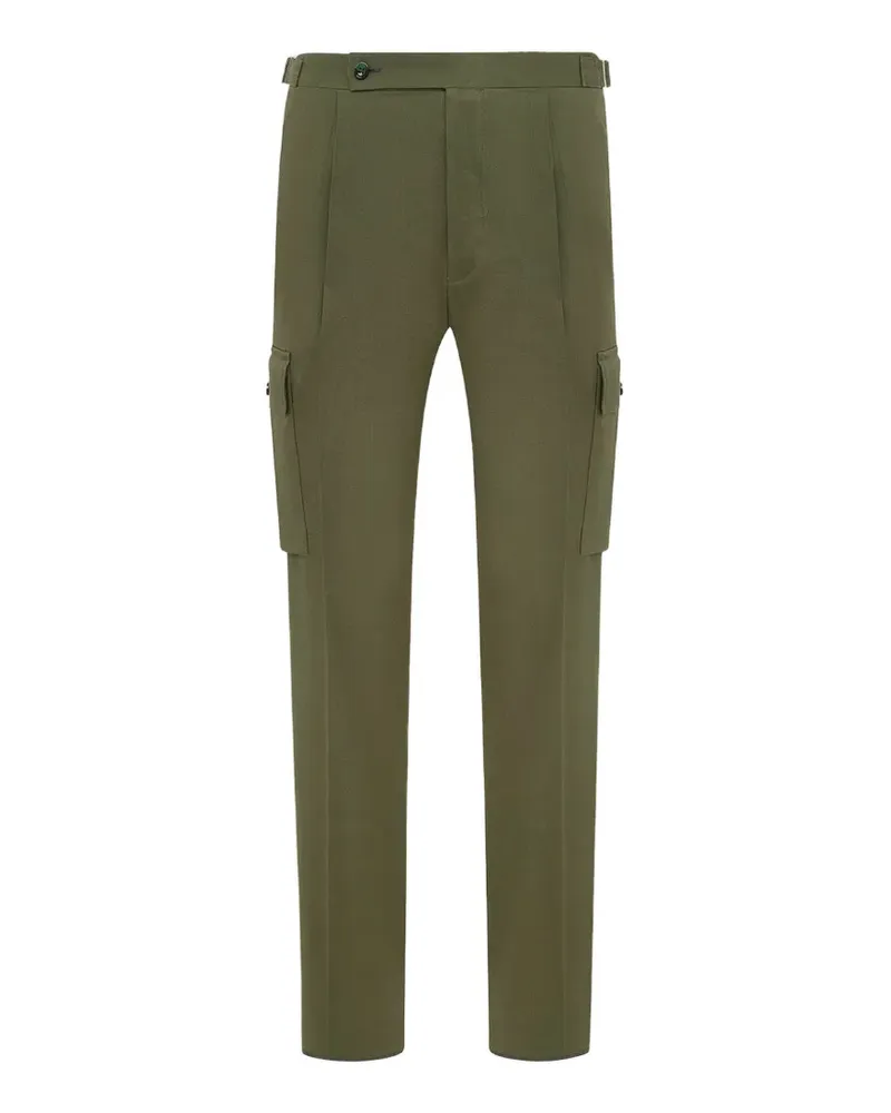 Kiton Klassische Hose mit Abnähern - Grün Grün