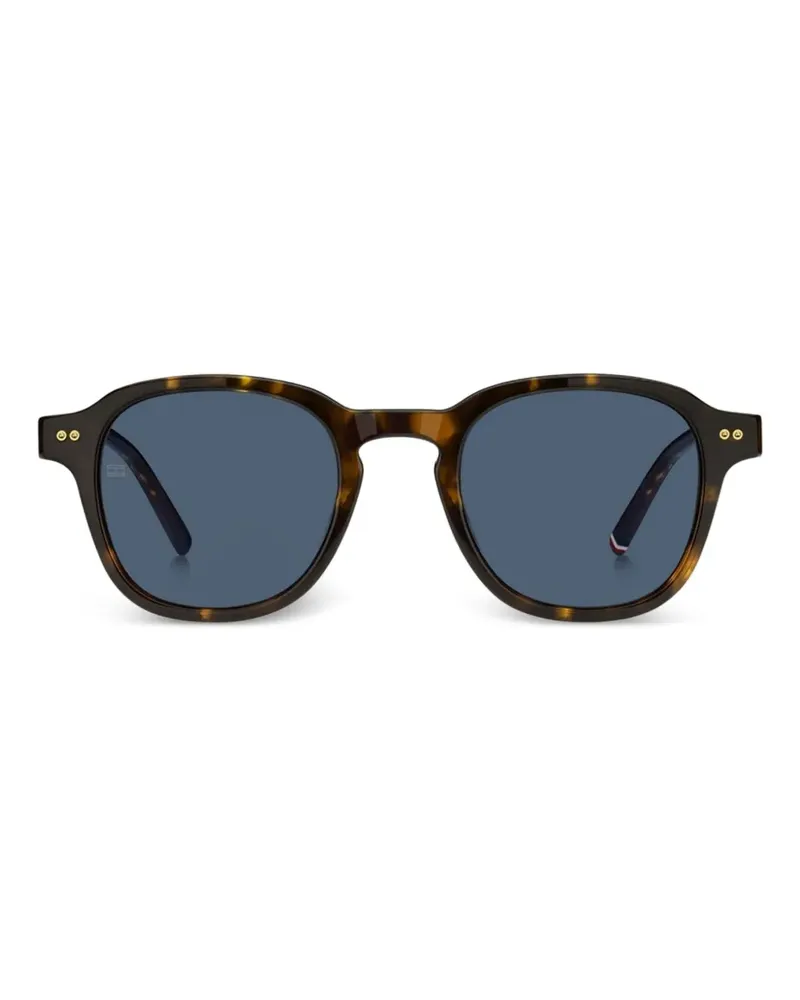 Tommy Hilfiger logo-detail sunglasses - Braun Braun
