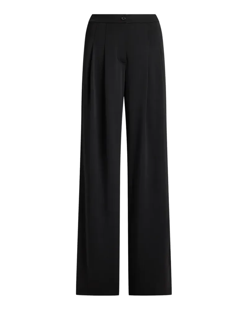 Ralph Lauren pleated stretch-jersey trousers - Schwarz Schwarz