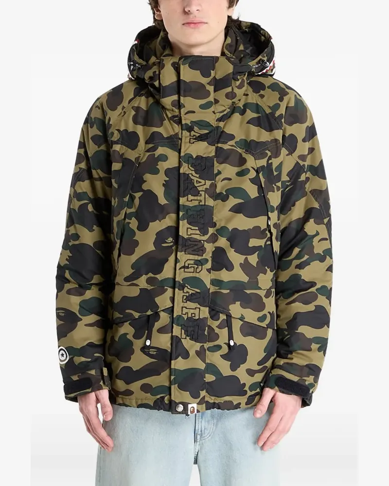 BAPE 1 St Camo shark-detail jacket - Grün Grün