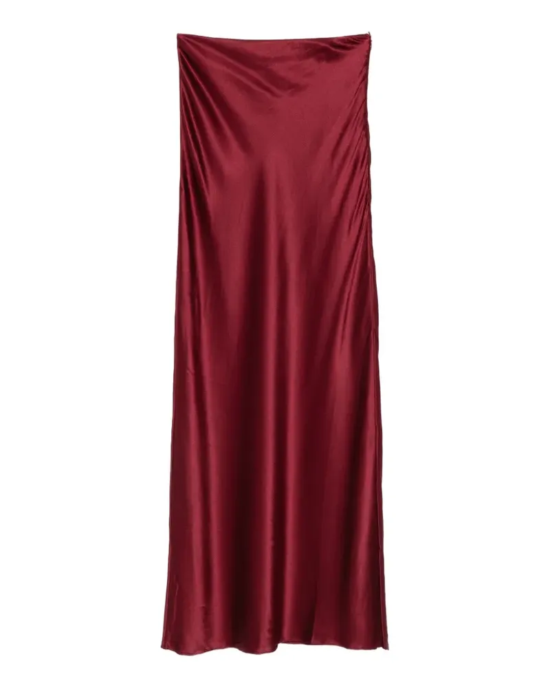 Cult Gaia satin-finish maxi skirt - Rot Rot