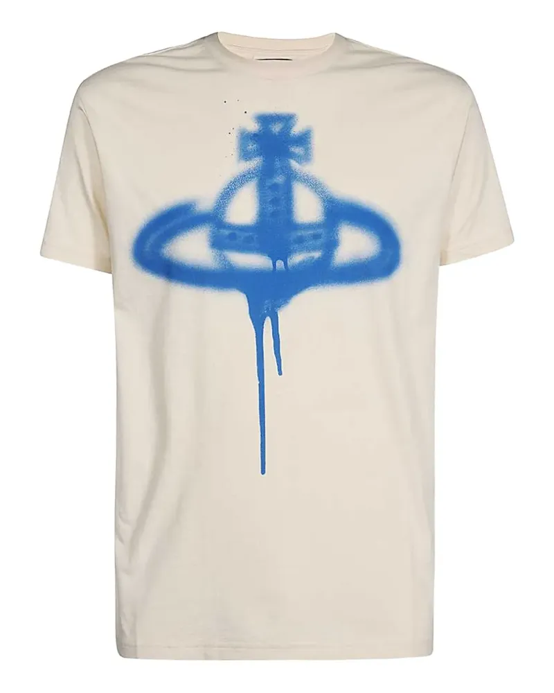 Vivienne Westwood T-Shirt mit grafischem Print - Nude Nude