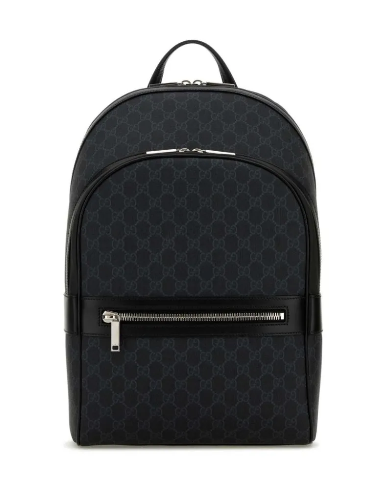 Gucci Rucksack mit Monogrammmuster - Grau Grau