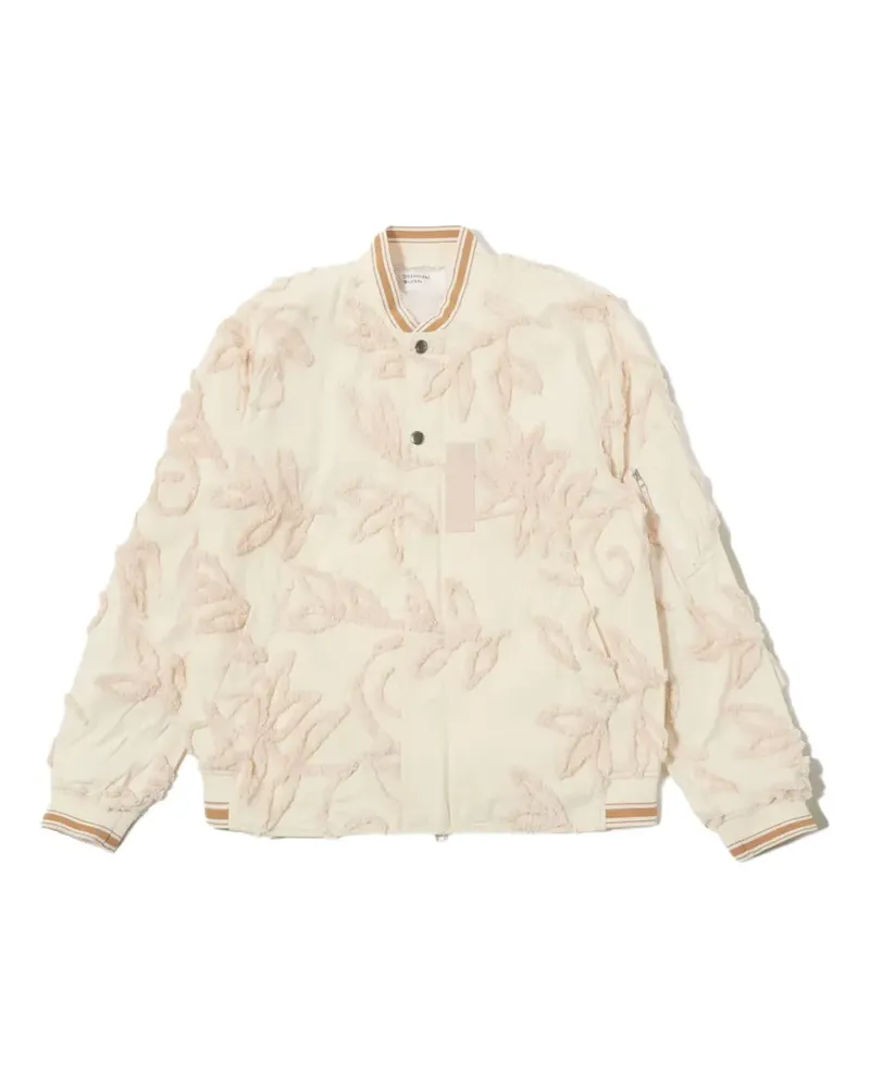 Universal Works NS floral bomber jacket - Nude Nude