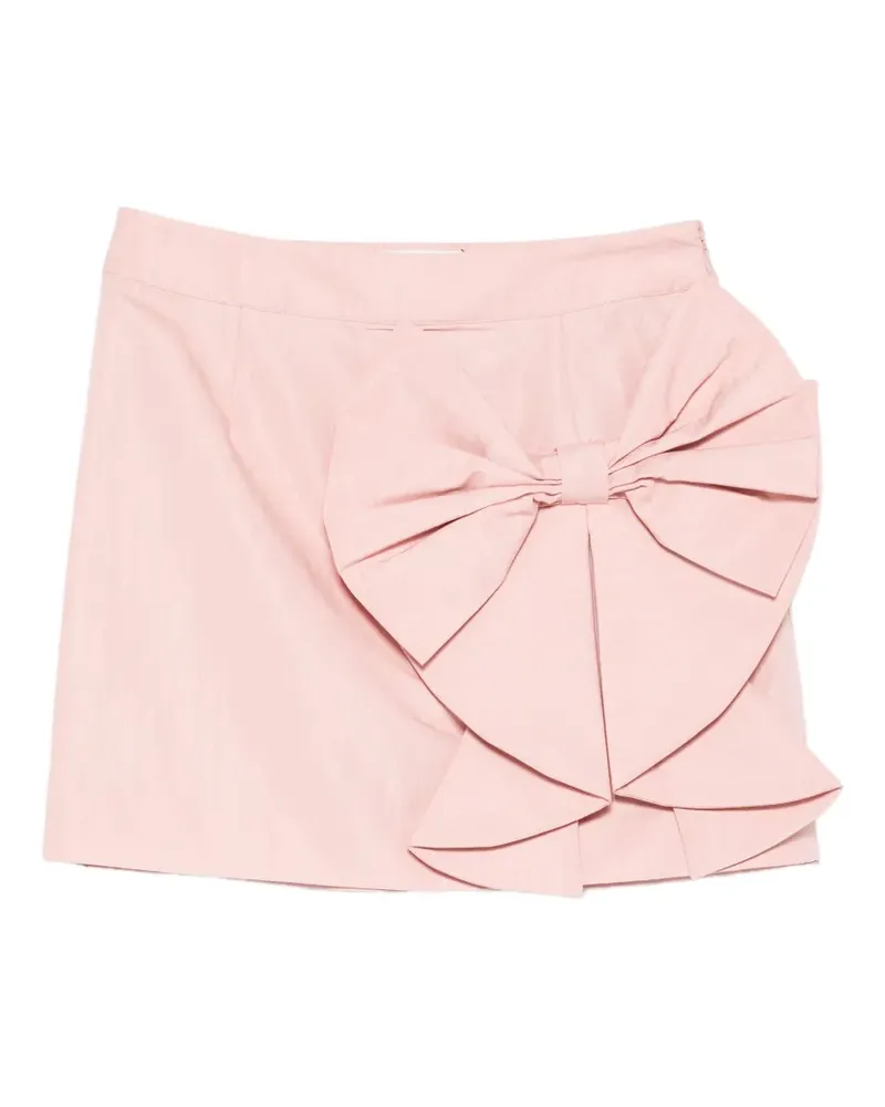 Essentiel bow-detail mini skirt - Rosa Rosa
