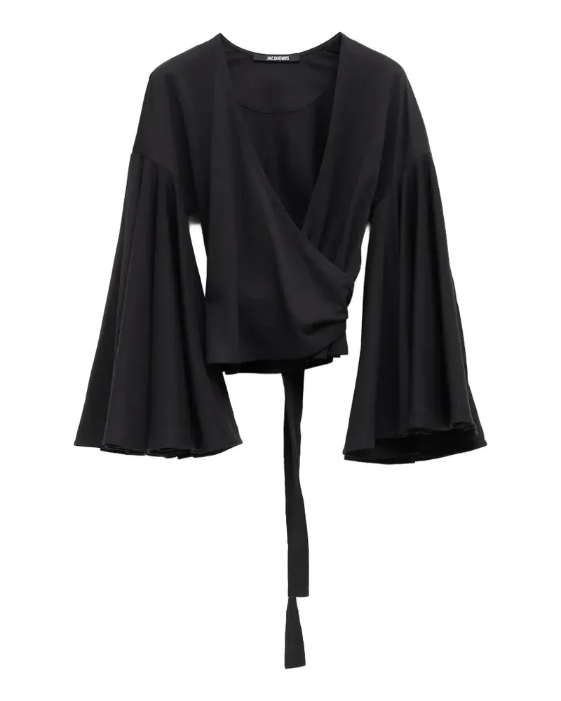 Jacquemus tie-fastening blouse - Schwarz Schwarz