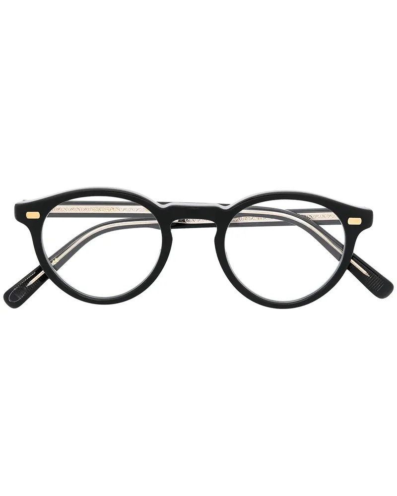 EYEVAN 7285 Runde 'Puerto' Brille - Schwarz Schwarz