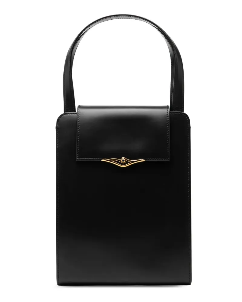 Cartier 20th Century Sapphire Line Handtasche aus Leder - Schwarz Schwarz