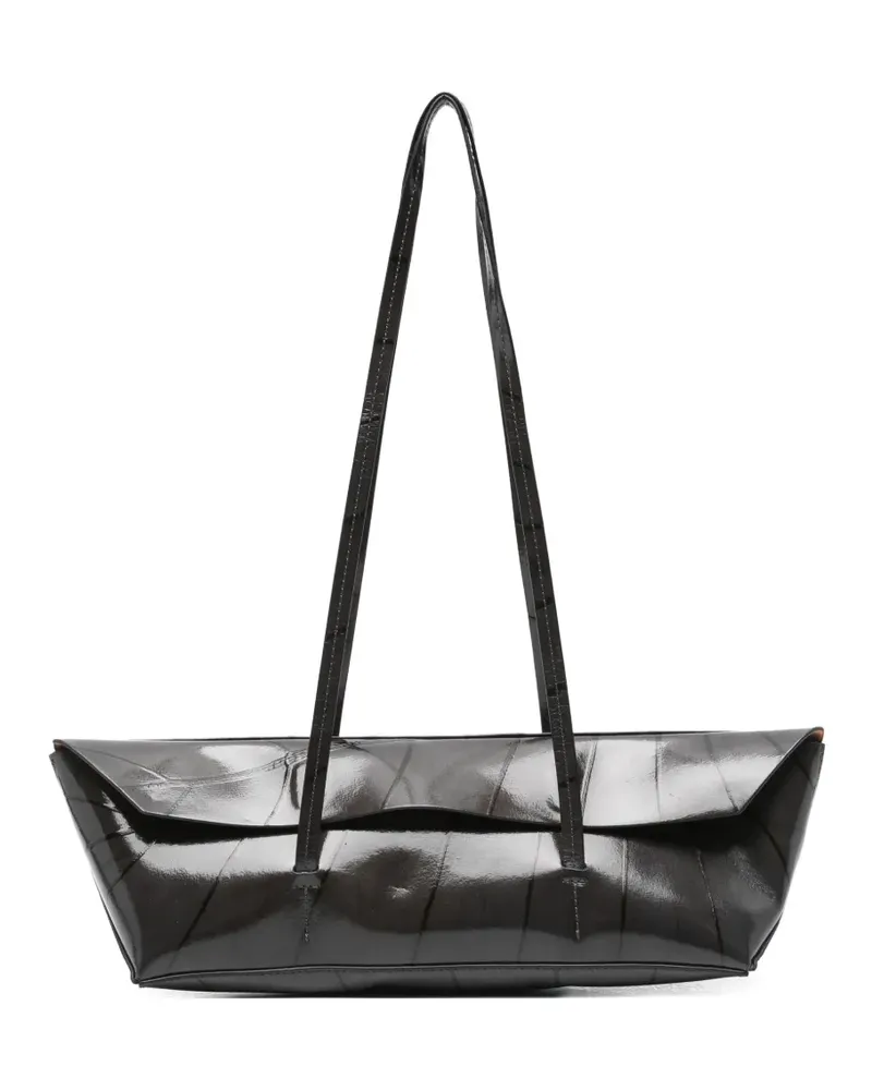 Christopher Esber Gondola Leaf Tote Bag aus Lack - Schwarz Schwarz