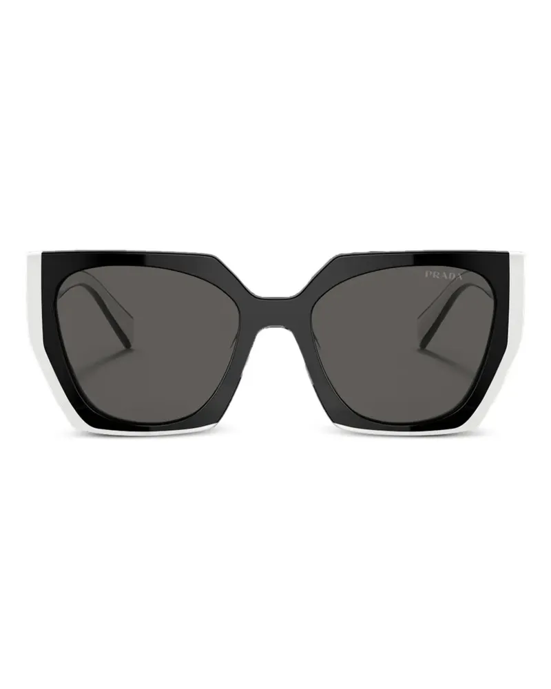 Prada rectangular-frame sunglasses - Schwarz Schwarz