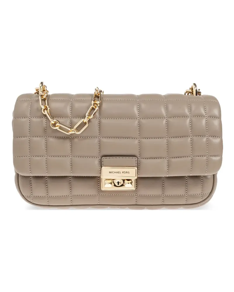 Michael Kors Gesteppte Schultertasche - Grau Grau