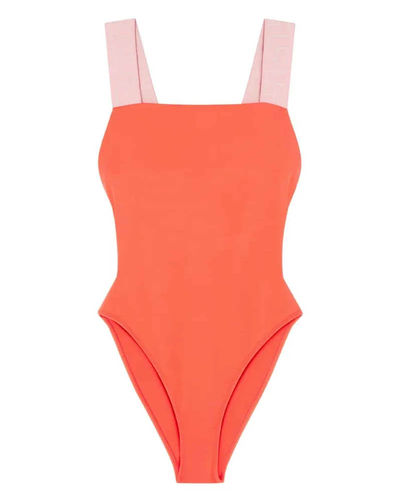 Versace Greca Badeanzug - Rosa Rosa