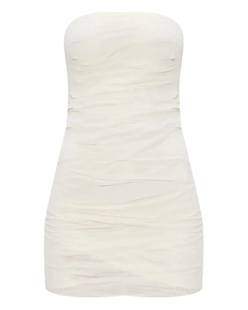 Maison Margiela Minikleid aus Tüll - Weiß Weiß