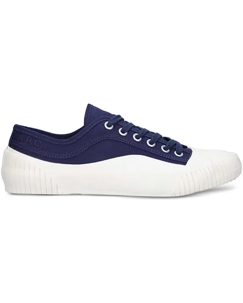 A.P.C. Iggy Sneakers aus Canvas - Blau Blau