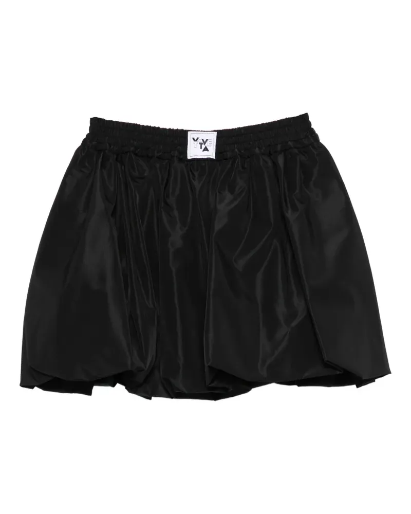 Vivetta bubble-hem mini skirt - Schwarz Schwarz
