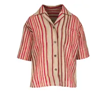 Gestreiftes Hemd - Nude