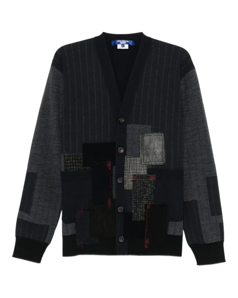 Junya Watanabe Cardigan im Patchwork-Look - Blau Blau
