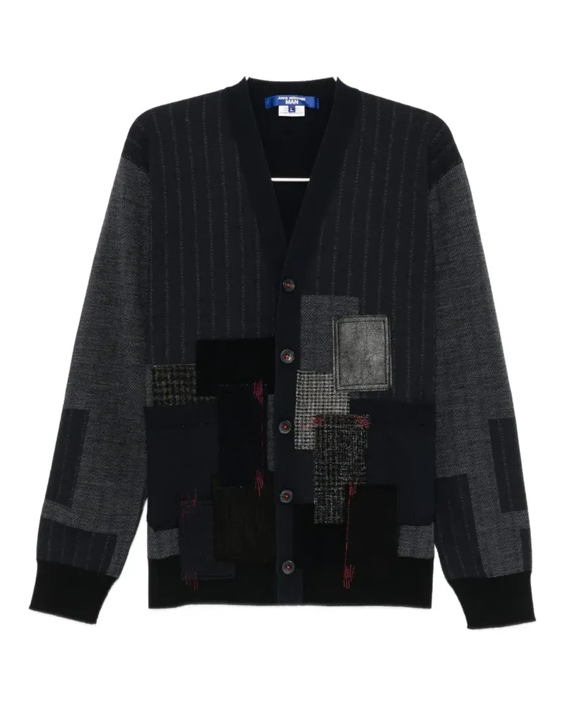 Junya Watanabe Cardigan im Patchwork-Look - Blau Blau