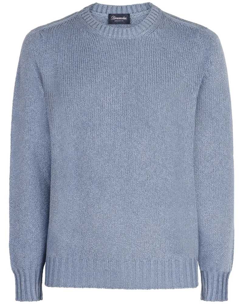 Drumohr  Klassischer Pullover - Blau Blau