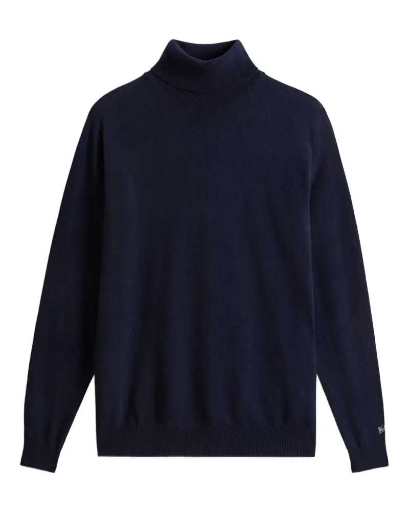 Woolrich Rollkragenpullover aus Lammwolle - Blau Blau
