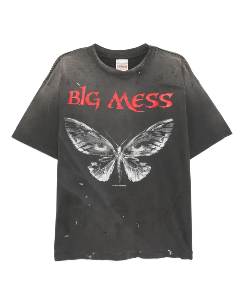 SAINT MXXXXXX graphic-print T-shirt - Grau Grau