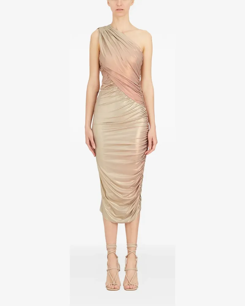 Rick Owens Lilies draped midi dress - Nude Nude