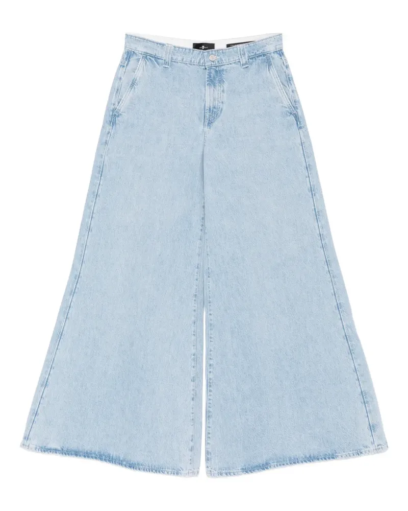 7 for all mankind Willow split-detail jeans - Blau Blau