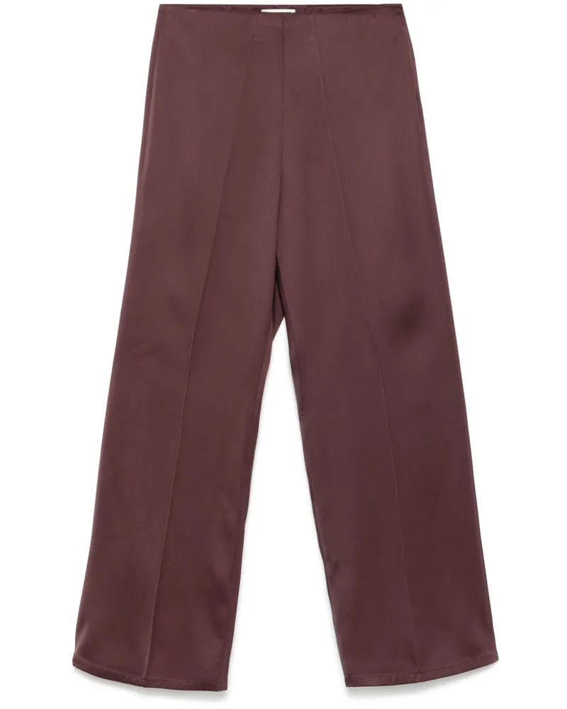 Jil Sander Hose aus Twill - Violett Violett