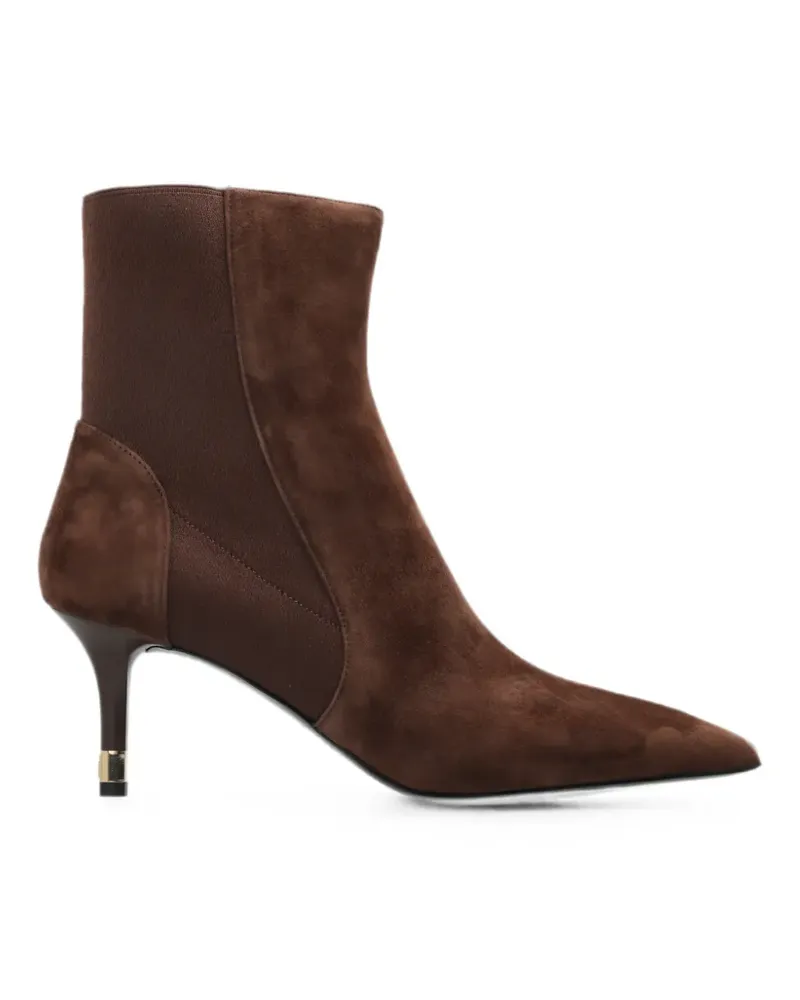 Furla Aria suede ankle boots - Braun Braun