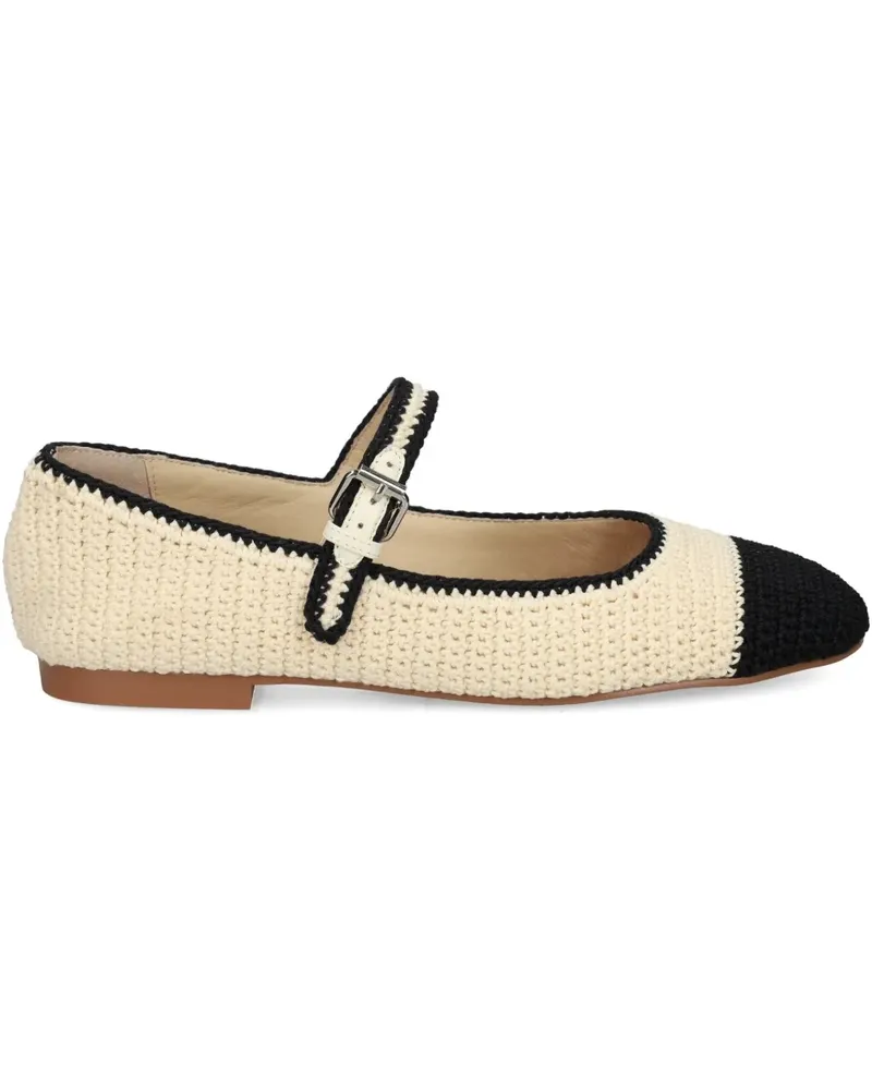 Bibi Lou Ballerinas aus Leder - Nude Nude