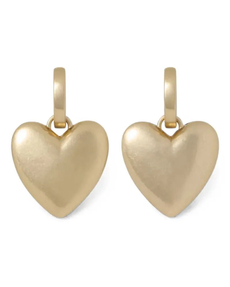 Roxanne Assoulin Token Heart drop-design earrings - Gold Gold