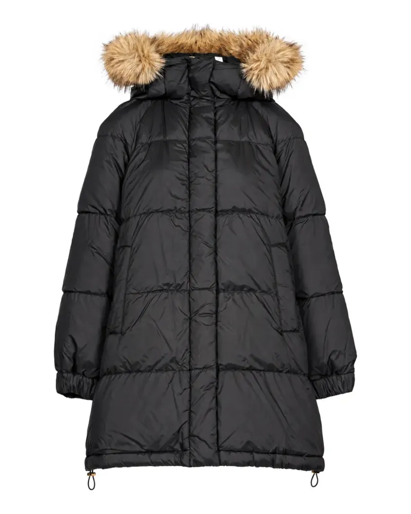 Max Mara padded hooded coat - Schwarz Schwarz