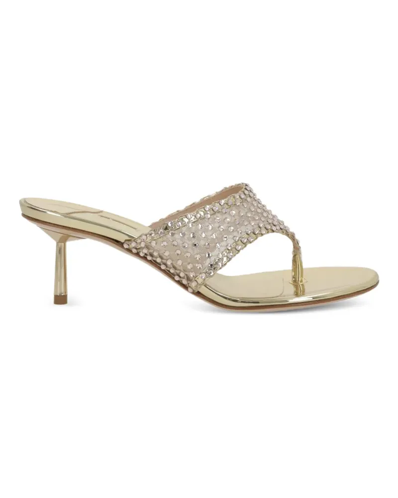 Le Silla embellished T-strap sandals - Gold Gold