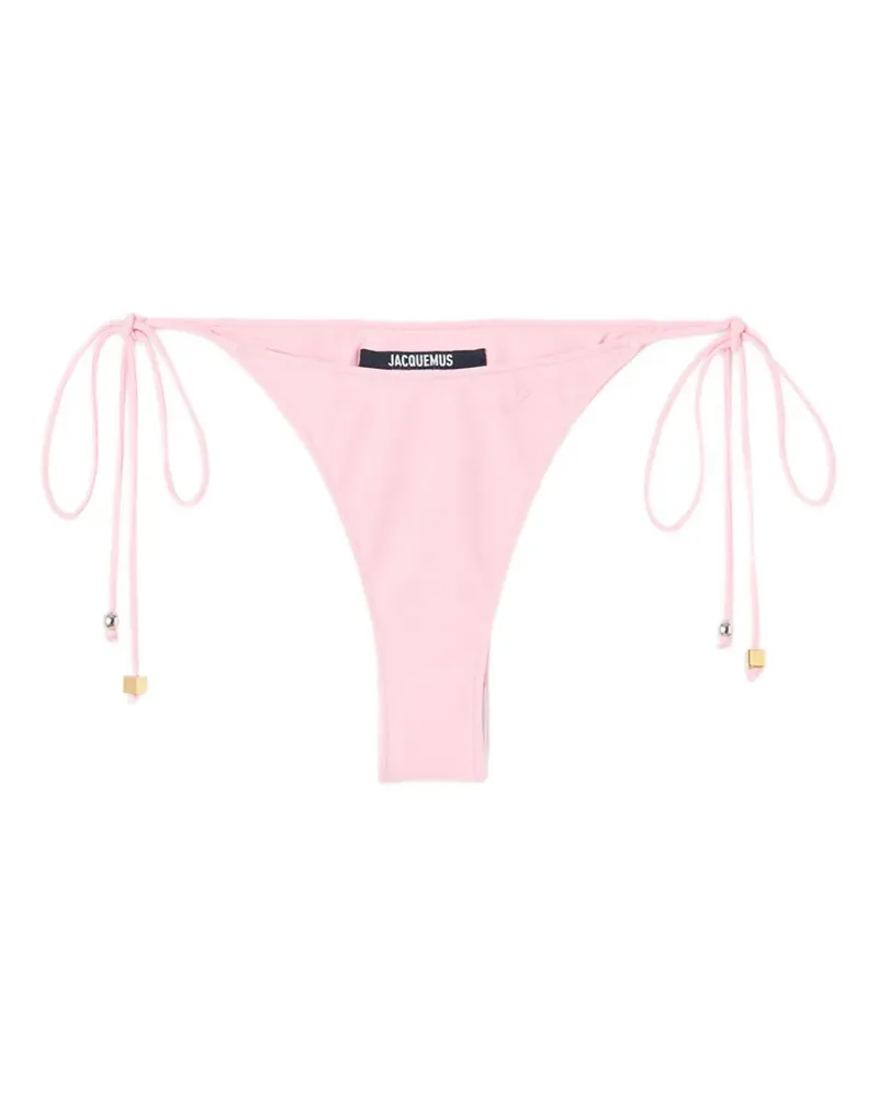 Jacquemus Triangle side-tie bikini bottoms - Rosa Rosa