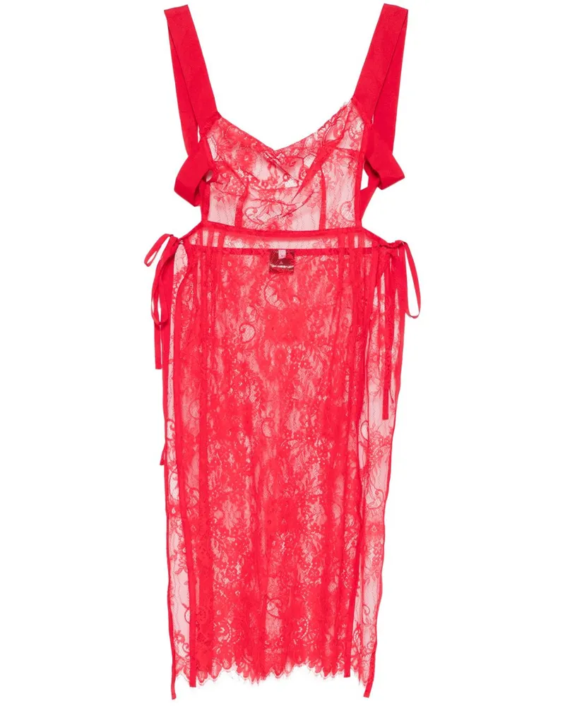 ALCHEMY Lia Midikleid - Rot Rot