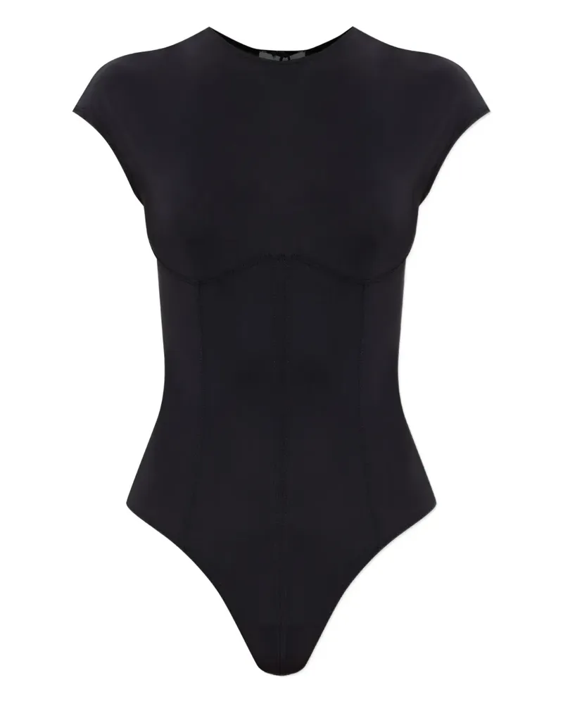 AGOLDE Nadia Body mit rundem Ausschnitt - Schwarz Schwarz