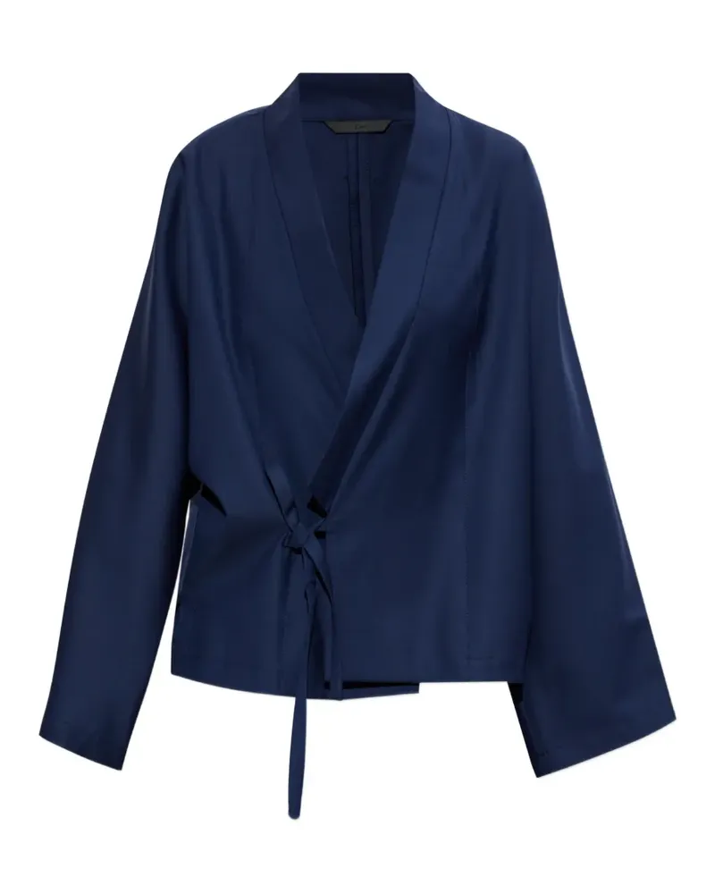 Kenzo Kimono mit Bindegürtel - Blau Blau