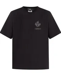 Dsquared2 Horror Maple Leaf T-Shirt Schwarz