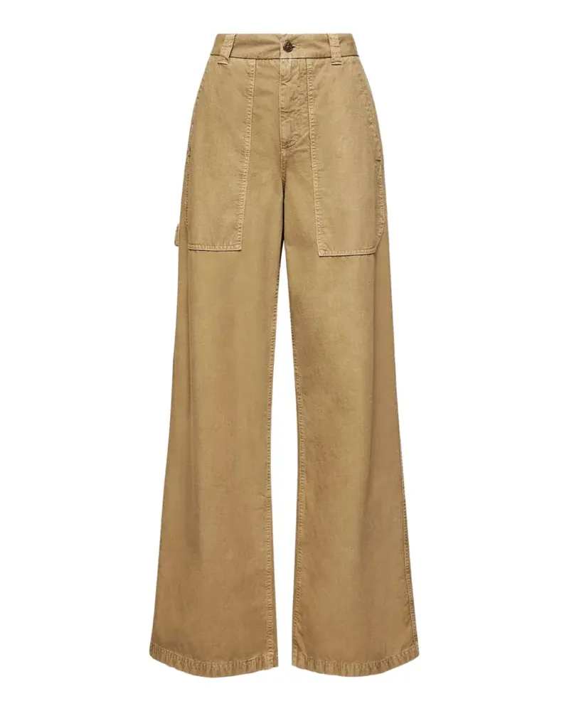 Moncler Weite Hose mit aufgesetzten Taschen - Nude Nude