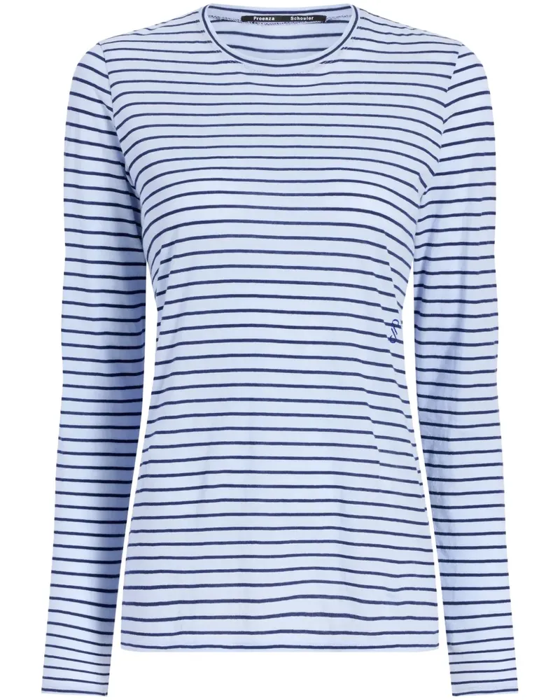 Proenza Schouler Mia T-Shirt - Blau Blau