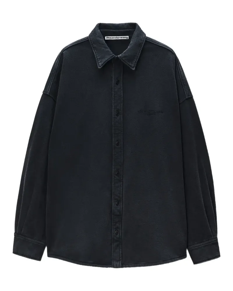 Alexander Wang oversized-fit shirt - Schwarz Schwarz