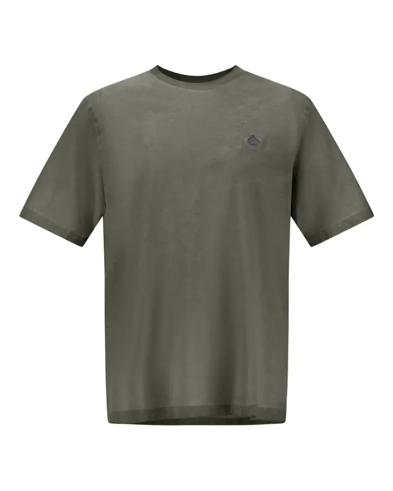 Herno T-Shirt mit Logo-Stickerei - Grün Grün