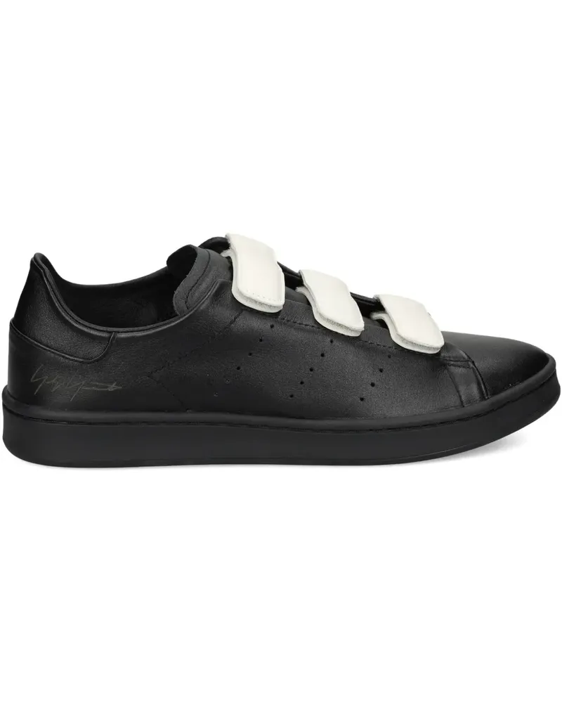 Y-3 Sneakers mit Lederriemen - Schwarz Schwarz