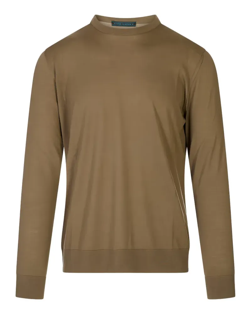 Kiton Pullover mit rundem Ausschnitt - Nude Nude