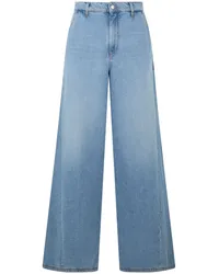 GCDS Jeans mit weitem Bein Blau