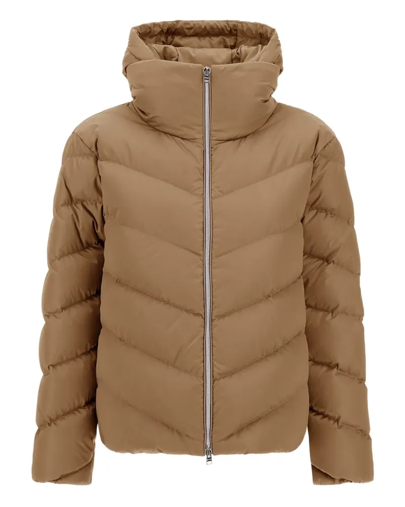 Herno Gesteppte Kapuzenjacke - Braun Braun