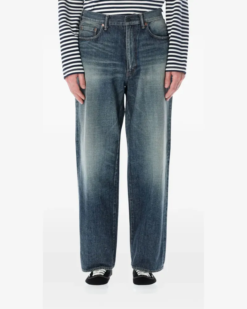 nanamica Salvage straight-leg jeans - Blau Blau